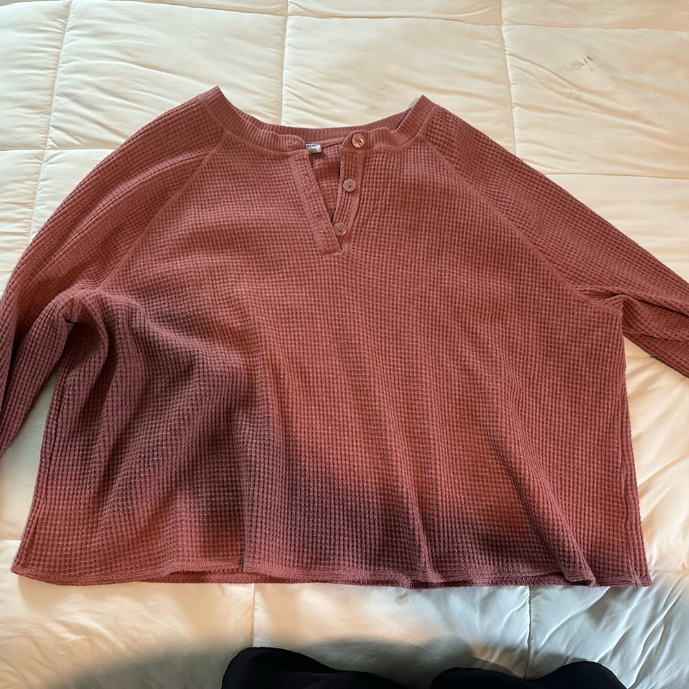 Old navy waffle Henley